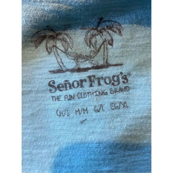 Senor Frog Sleeveless Turquoise Tank Top Size - Picture 12 of 12